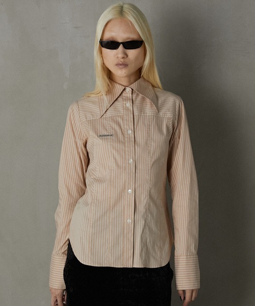 ブラウス シャツ ポイントカラーシャツ/Point Collar Shirt レディース