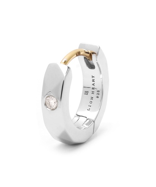 LION HEART ピアス LH for Gift カッティングフープピアス