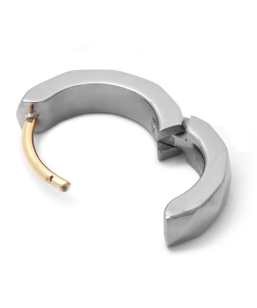LION HEART ピアス LH for Gift カッティングフープピアス