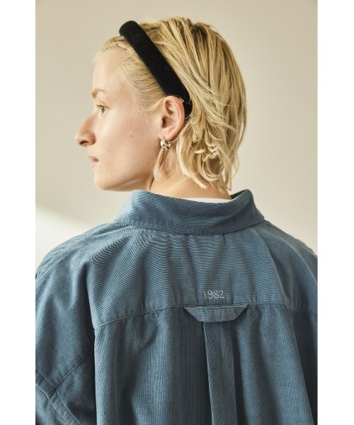 ブラウス シャツ PCM Button down shirt-Corduroy レディース PARROTT CANVAS ブラウス シャツ PCM Button down shirt