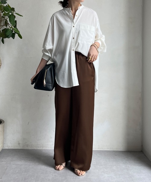 極美品 LENO リノ バックボタンブラウス シャツ - メルカリ