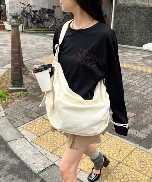 【Rest&Recreation】★人気★ウォッシュドショルダーバッグ ショルダーバッグ サコッシュ バッグ[品番：TOPW0000174