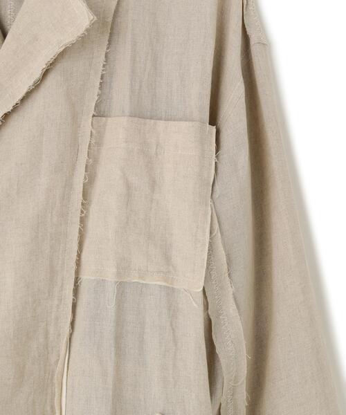 トレンチコート コート VOLTAGE CONTROL FILTER/ヴォルテージコントロールフィルター/Linen tielocken Coatの画像