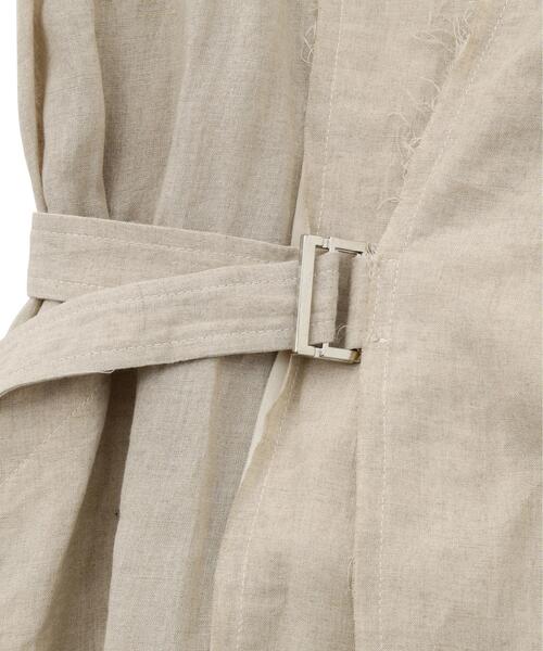 トレンチコート コート VOLTAGE CONTROL FILTER/ヴォルテージコントロールフィルター/Linen tielocken Coatの画像