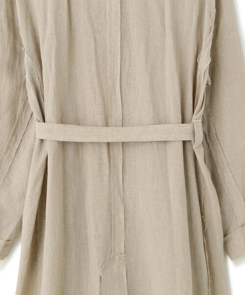 トレンチコート コート VOLTAGE CONTROL FILTER/ヴォルテージコントロールフィルター/Linen tielocken Coatの画像