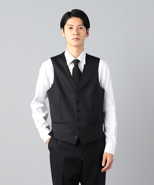 Y's for men スーツ（黒・ウールギャバジン）メンズMサイズ Y's for men 23AW ギャバジンノッチドラペルジャケット | HUES