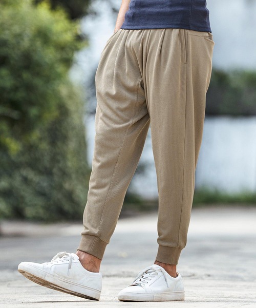 CAMBIO（カンビオ） パンツ mp12976-Dobby Stripe Jacquard Jogger