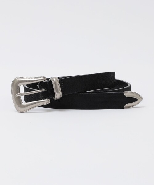【極美品】OUR LEGACY レザー製メンズベルト ウエスタンベルト 黒 OUR LEGACY - 2 CM BELT Black Leather | River