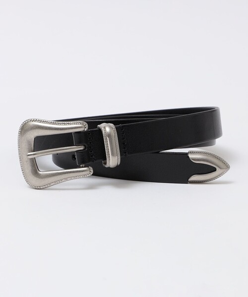 【01】Single loop western belt　ウエスタンベルト 03】 Single loop western leather belt