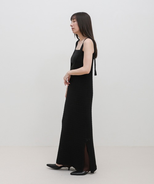 select MOCA（セレクトモカ） ワンピース 透かし編み2WAYキャミ