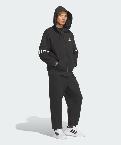 adidas ルーズフィット フレンチテリー パーカー 送料込 adidas パーカー ワーディングパック ルーズフィット フレンチ