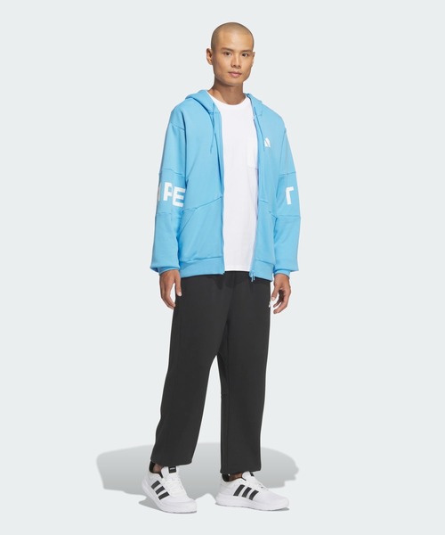 ADIDAS☆ワーディング パック ルーズフィットフルジップパーカー アディダス ワーディング パック ルーズフィット フレンチテリー