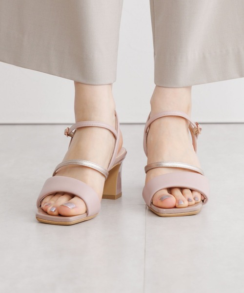 HIMIKO サンダル 夏 「Made in Japan」「HIMIKO」パデットヒール