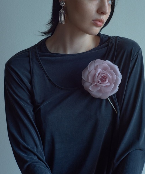tシャツ 「IRIS 47」velvety long tops/ベルベティ ロング トップス レディース IRIS47 tシャツ 「IRIS 47」velvety long tops/ベルベティ
