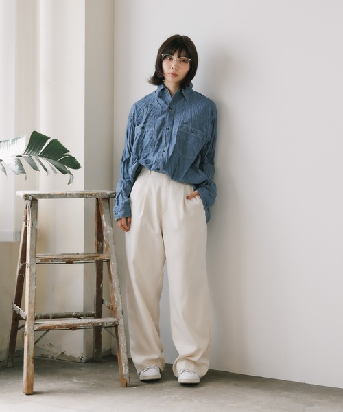 orSlow（オアスロウ） シャツ RELAX FIT CHAMBRAY WORK SHIRT ワーク