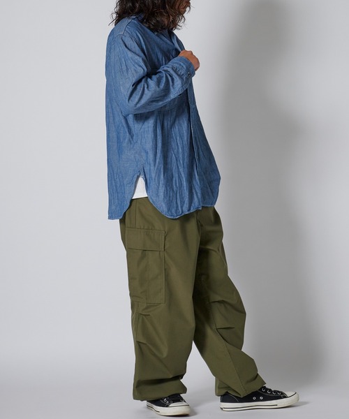 orSlow（オアスロウ） シャツ RELAX FIT CHAMBRAY WORK SHIRT ワーク