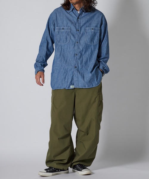 orSlow（オアスロウ） シャツ RELAX FIT CHAMBRAY WORK SHIRT ワーク
