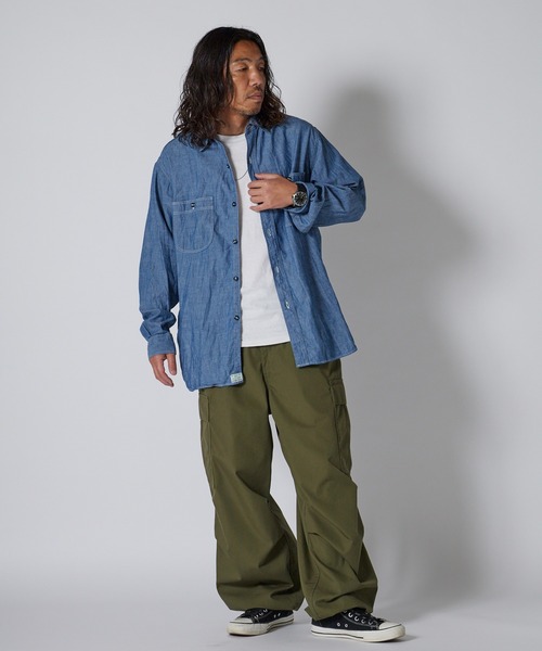 orSlow（オアスロウ） シャツ RELAX FIT CHAMBRAY WORK SHIRT ワーク