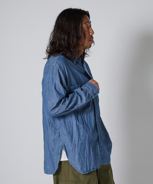 orSlow（オアスロウ） シャツ RELAX FIT CHAMBRAY WORK SHIRT ワーク