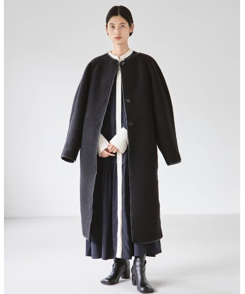 TODAYFUL 「TODAYFUL」 ノーカラーコート 36inch ブラウン レディース