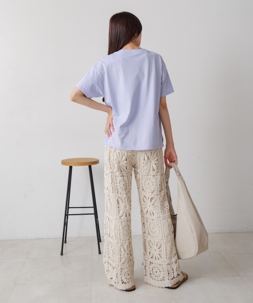 新品未使用★2024aw★アルページュストーリー★ニットパンツ★サイズ0 BAB パンツ 「S・Mサイズ展開」クロシェニットパンツ レディース