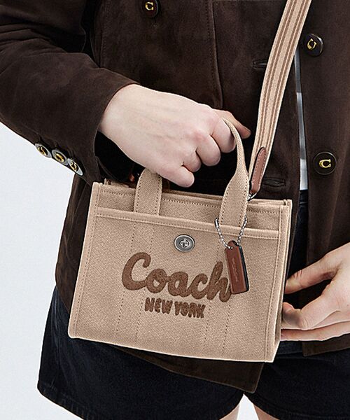 COACH ブラック ショルダー　トート　バッグ COACH コーチ ショルダーバッグ レディース レザー 2way
