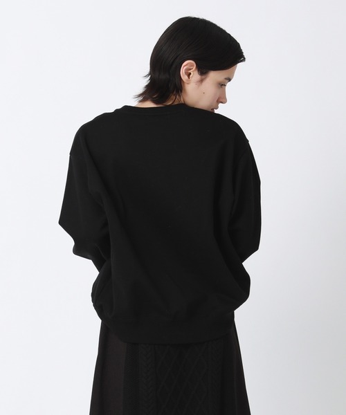 「ZUCCa」 スウェットカットソー M size ブラック レディース ZUCCa 「ZUCCa」 スウェットカットソー M size ブラック