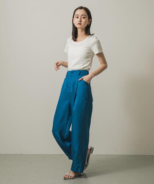 SENSE OF PLACE by URBAN RESEARCH パンツ ツイルサテンパンツ