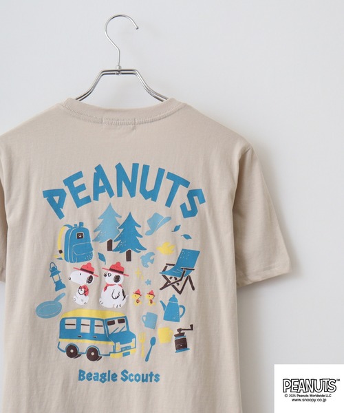 PEANUTS tシャツ 刺繍＆プリントTシャツ メンズ レディース