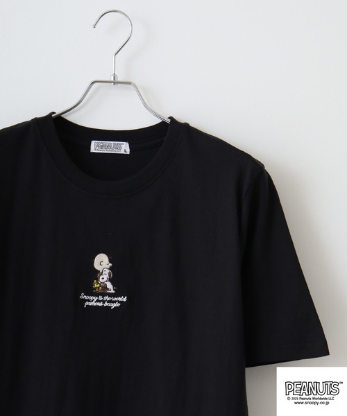 PEANUTS tシャツ 刺繍＆プリントTシャツ メンズ レディース