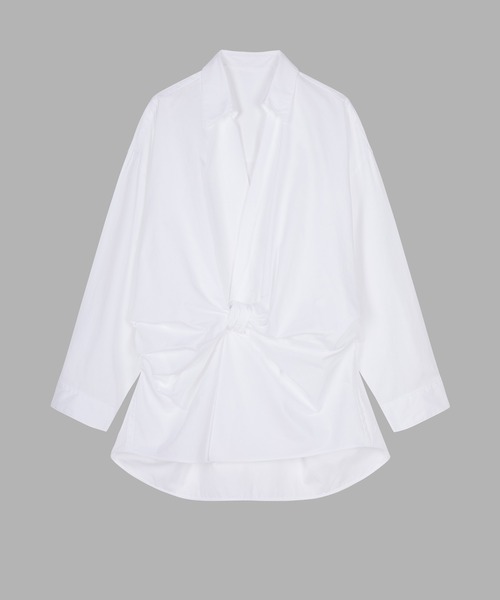 JNBY ブラウス シャツ Ribbon Detail Pullover Shirt / リボン