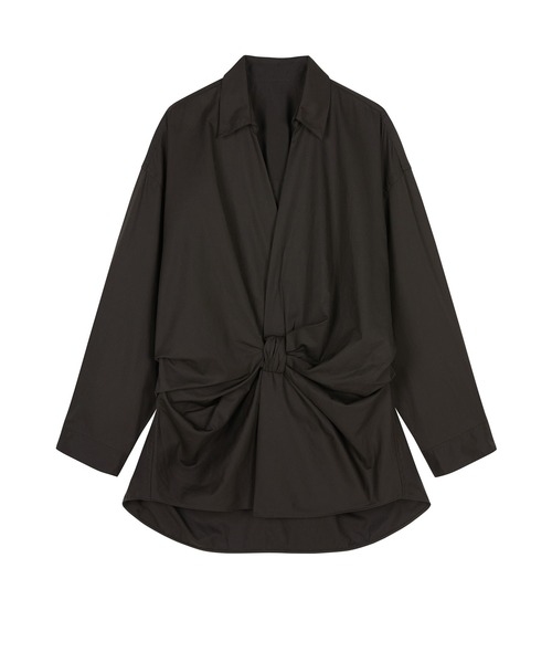 JNBY / ジェーエヌビーワイ Ribbon Detail Pullover Shirt / リボンプルオーバーシャツブラウス JNBY / ジェーエヌビーワイ Ribbon Detail Pullover Shirt