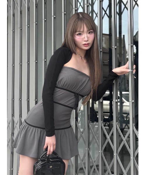 じ*ゅ様 Darich ダーリッチ パイピングベアミニワンピース Darich ワンピース パイピングベアミニワンピース : ZOZOTOWN