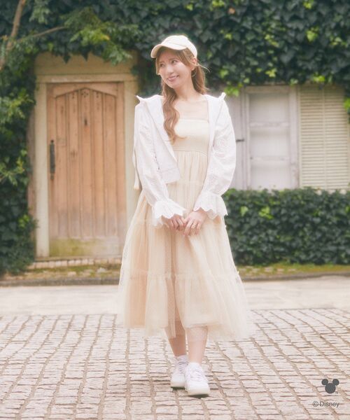 Areeam（アリーム） ワンピース チュールティアードキャミワンピース