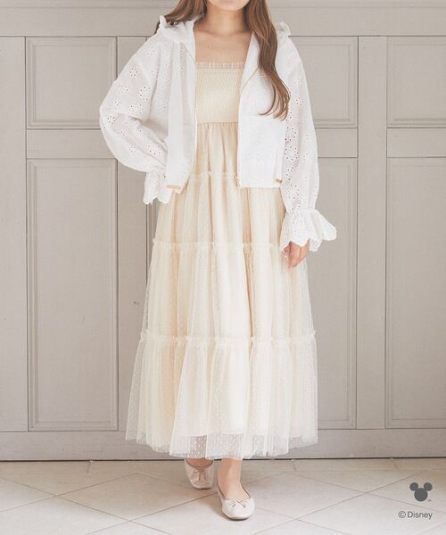 Areeam（アリーム） ワンピース チュールティアードキャミワンピース