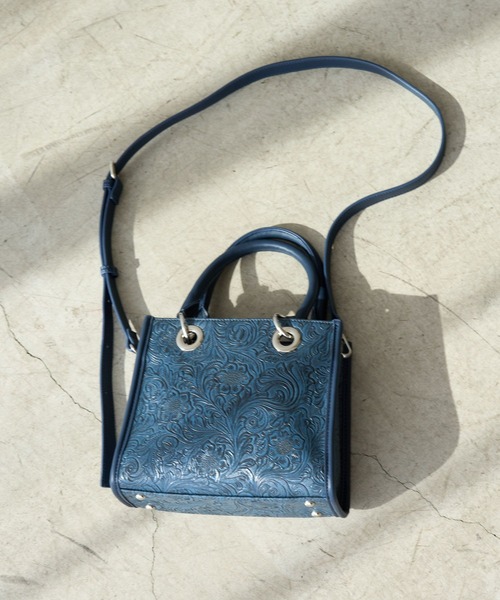 HARE（ハレ） ショルダーバッグ バッグ Flowerエンボスミニトート