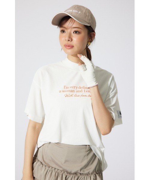 RIENDA GOLF（リエンダ ゴルフ） tシャツ 半袖 「RIENDA GOLF」ロゴ