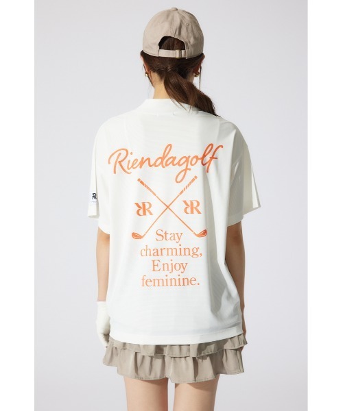 RIENDA GOLF（リエンダ ゴルフ） tシャツ 半袖 「RIENDA GOLF」ロゴ