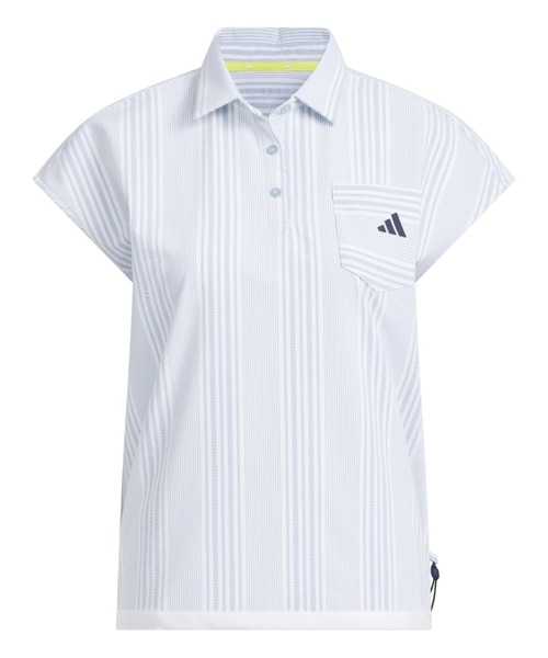 ブラウス シャツ アディダス adidas シアサッカー フレンチスリーブ シャツ レディース