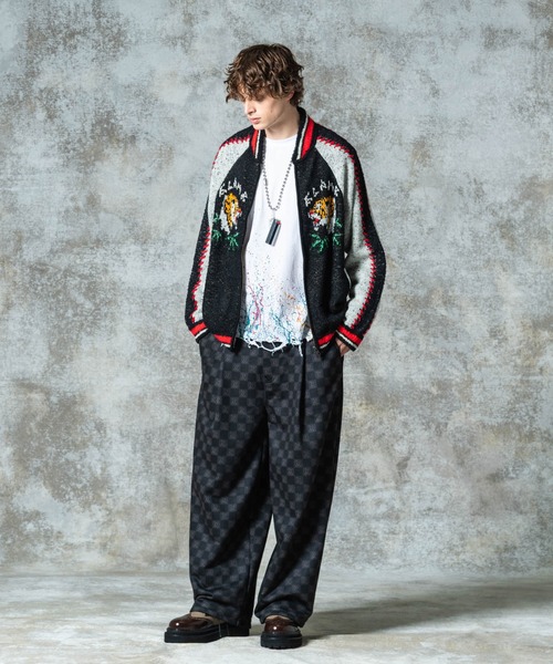 glamb　スカジャン　Mサイズ Knit Ska Jumper / ニットスカジャンパー（スカジャン）｜glamb