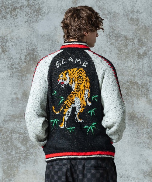 glamb　スカジャン　Mサイズ Knit Ska Jumper / ニットスカジャンパー（スカジャン）｜glamb