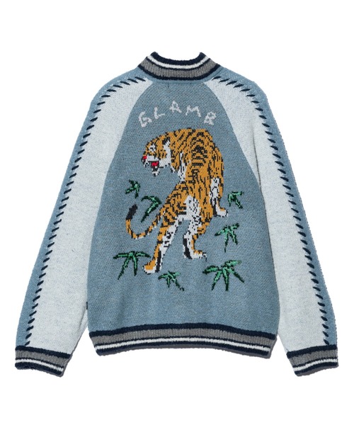 glamb Rhapsody Ska Jumper Mサイズ(Lサイズ相当) 虎 glamb スカジャン Knit Ska Jumper / ニットスカジャンパー