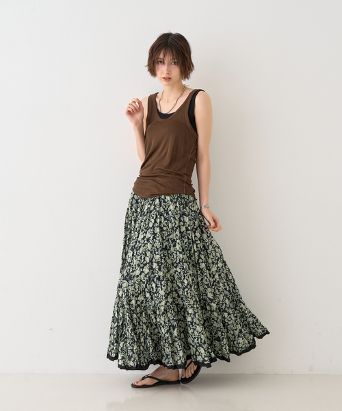 MARIHA スカート 「MARIHA/マリハ」草原の虹のスカート