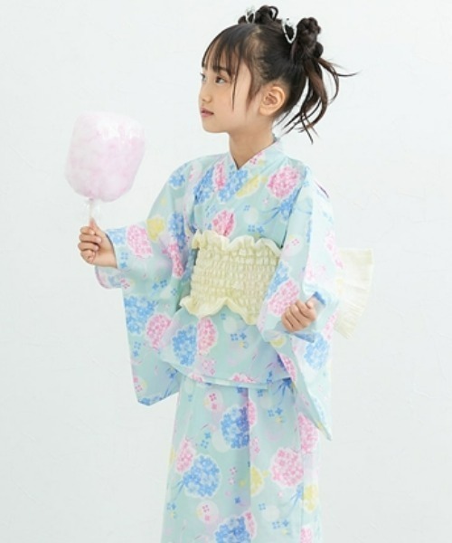 浴衣 「簡単に着られる♪」2WAY浴衣ワンピース キッズ 子供 女の子