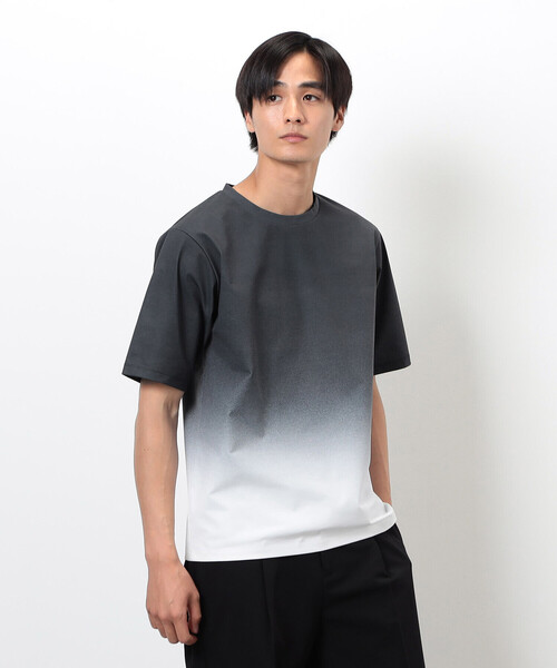 COMME CA ISM（コムサイズム） tシャツ グラデーションプリントT
