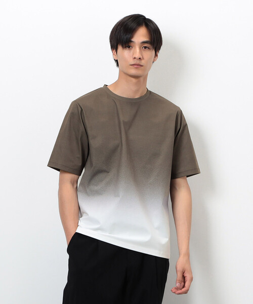 COMME CA ISM（コムサイズム） tシャツ グラデーションプリントT
