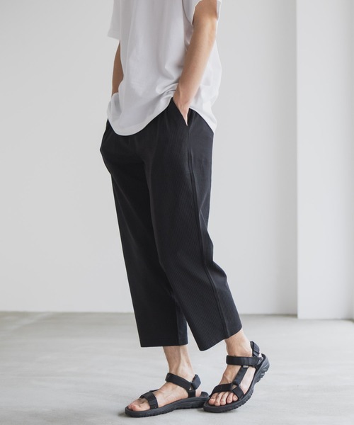 パンツ NAVY サッカー生地 アンクルパンツ メンズ レディース | NAVY（ファッション） | 10