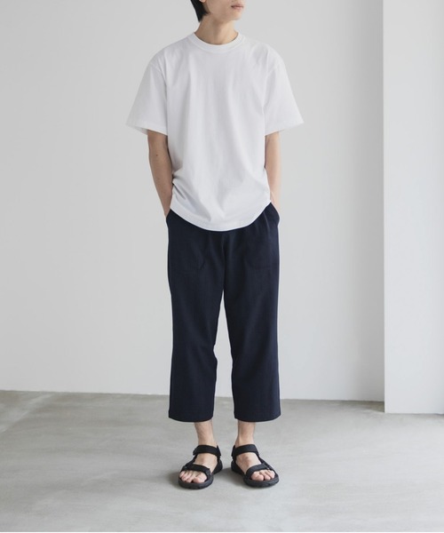 パンツ NAVY サッカー生地 アンクルパンツ メンズ レディース | NAVY（ファッション） | 14