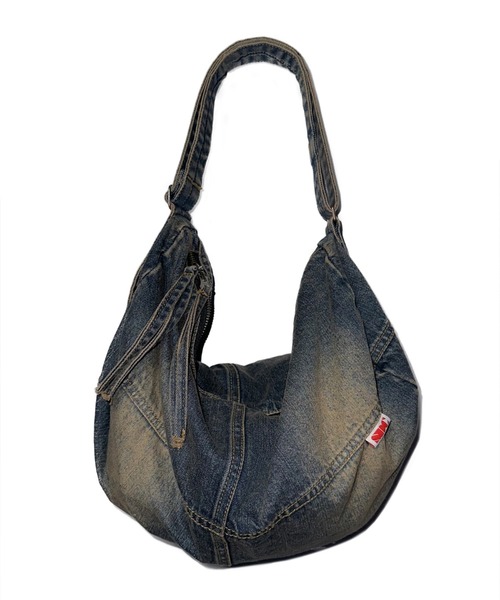 【SCULPTOR】Washed Denim Duffle Bag ★男女兼用★ Washed Denim Duffle Bag Washed Blue - Sculptor