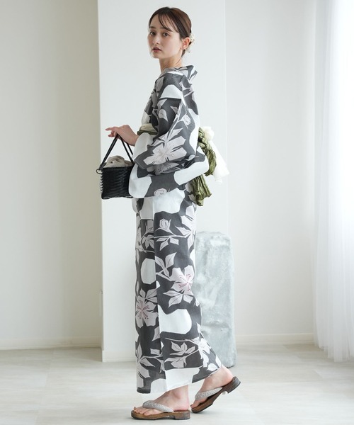 新品 utatane浴衣セット utatane 浴衣 レディース セット 高級変わり織 浴衣3点セット